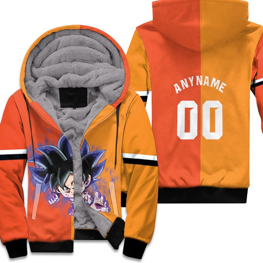 Dragon Balls Z Goku Kid Ultra Instinct 3D Designed Allover Custom Gift For Dragon Ball Fans Fleece Hoodie