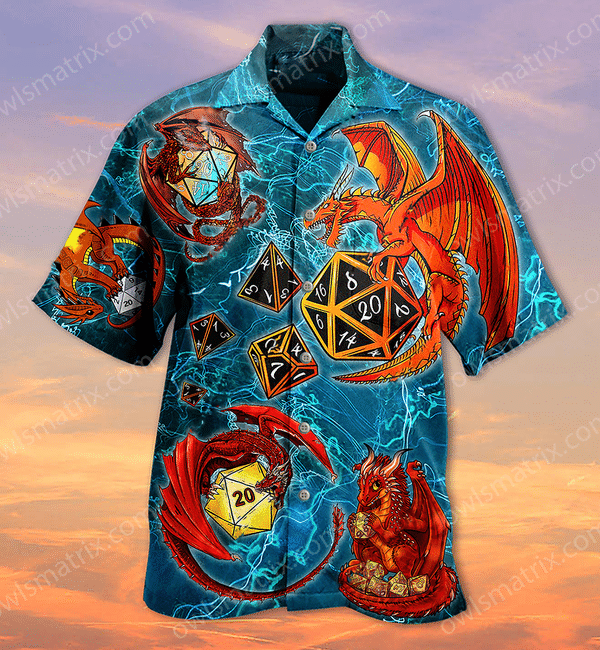 Dragon D20 Love Life Limited - Hawaiian Shirt 14 Hawaiian Shirt For Men