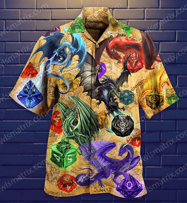 Dragon D20 Love Life Limited - Hawaiian Shirt 31 Hawaiian Shirt For Men