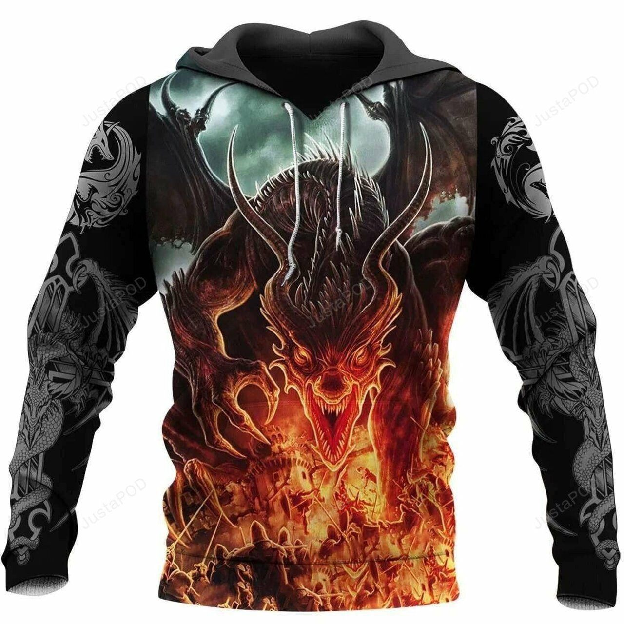 Dragon Fire 3d All Print Hoodie