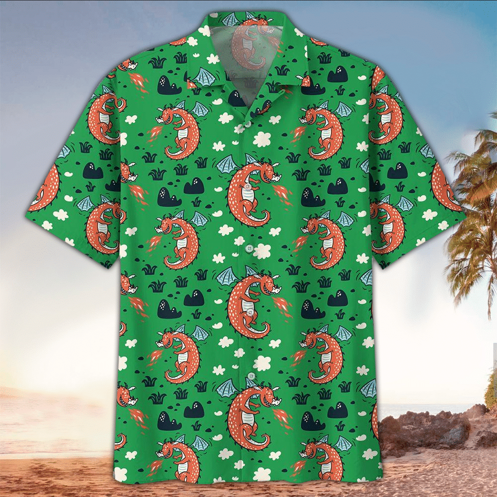 Dragon Hawaiian Shirt Dragon Lover Gifts Shirt For Men and Women