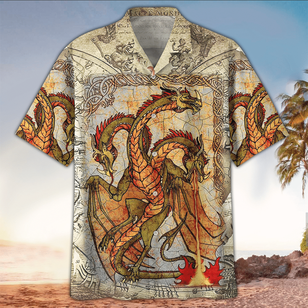 Dragon Hawaiian Shirt Dragon Lover Gifts Shirt For Men and Women