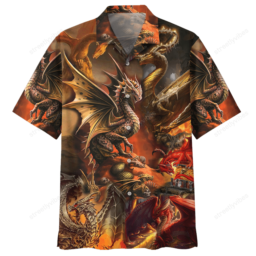 Dragon Hawaiian Shirt Hawaiian Shirt For Men, Hawaiian Shirt For Women, Aloha Shirt