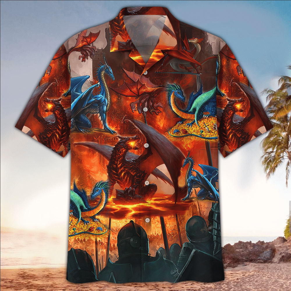 Dragon Hawaiian Shirt Perfect Dragon Clothing Shirt For Men and Women