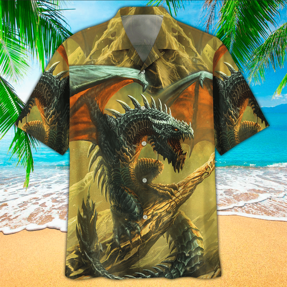 Dragon Hawaiian Shirt Perfect Dragon Clothing Shirt For Men and Women