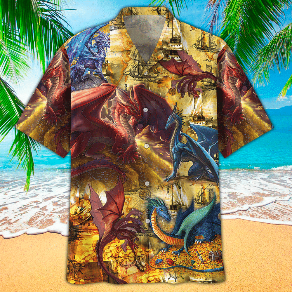 Dragon Hawaiian Shirt Perfect Dragon Clothing Shirt For Men and Women