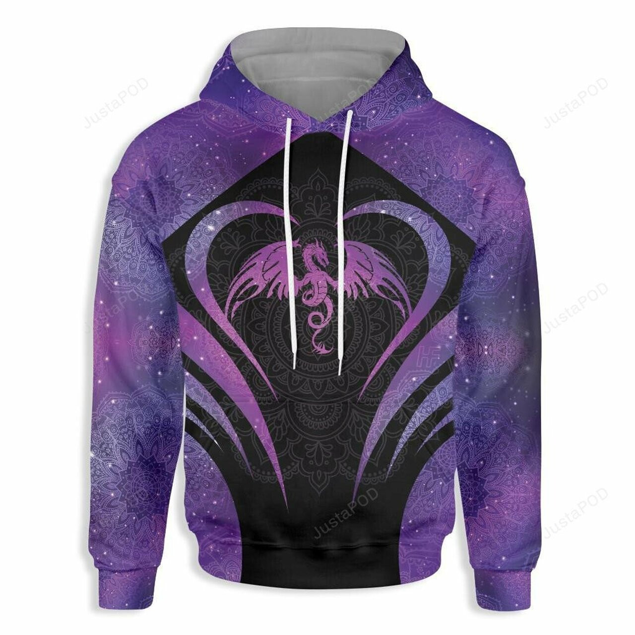 Dragon Mandala Pattern 3d All Over Printed Hoodie