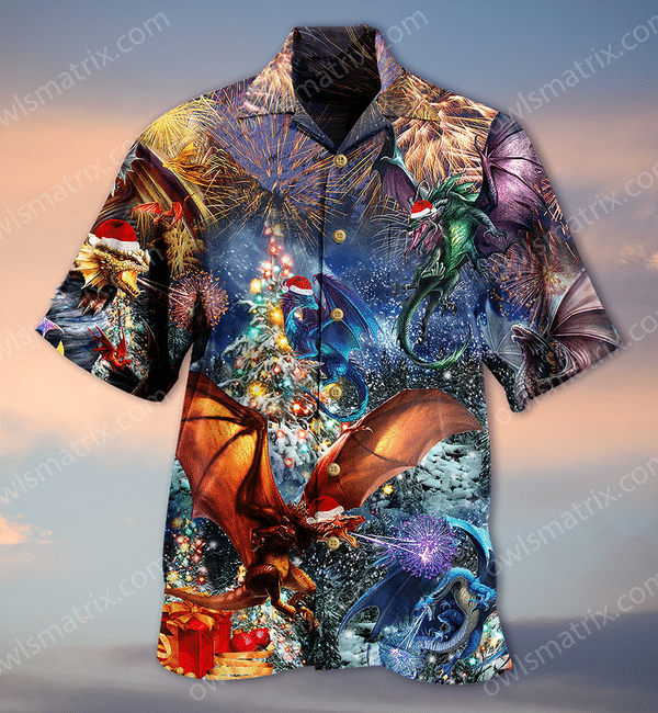 Dragon Merry Xmas Love Life Limited - Hawaiian Shirt 53 - Hawaiian Shirt For Men