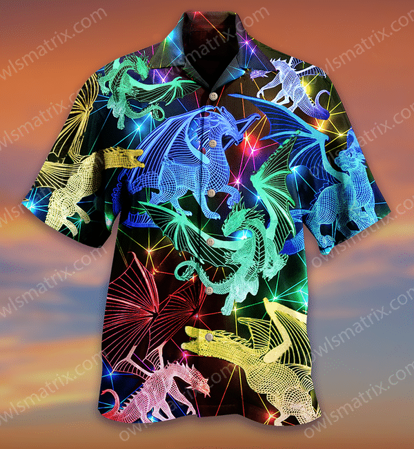 Dragon Neon Love Life Limited - Hawaiian Shirt 11 - Hawaiian Shirt For Men