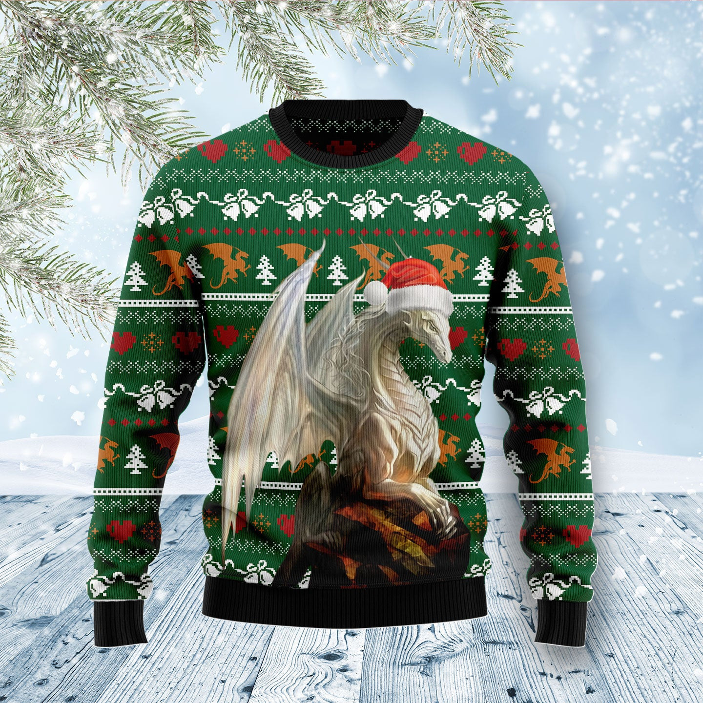 Dragon Nice Ugly Christmas Sweater, Ugly Sweater For Men Women, Holiday Sweater