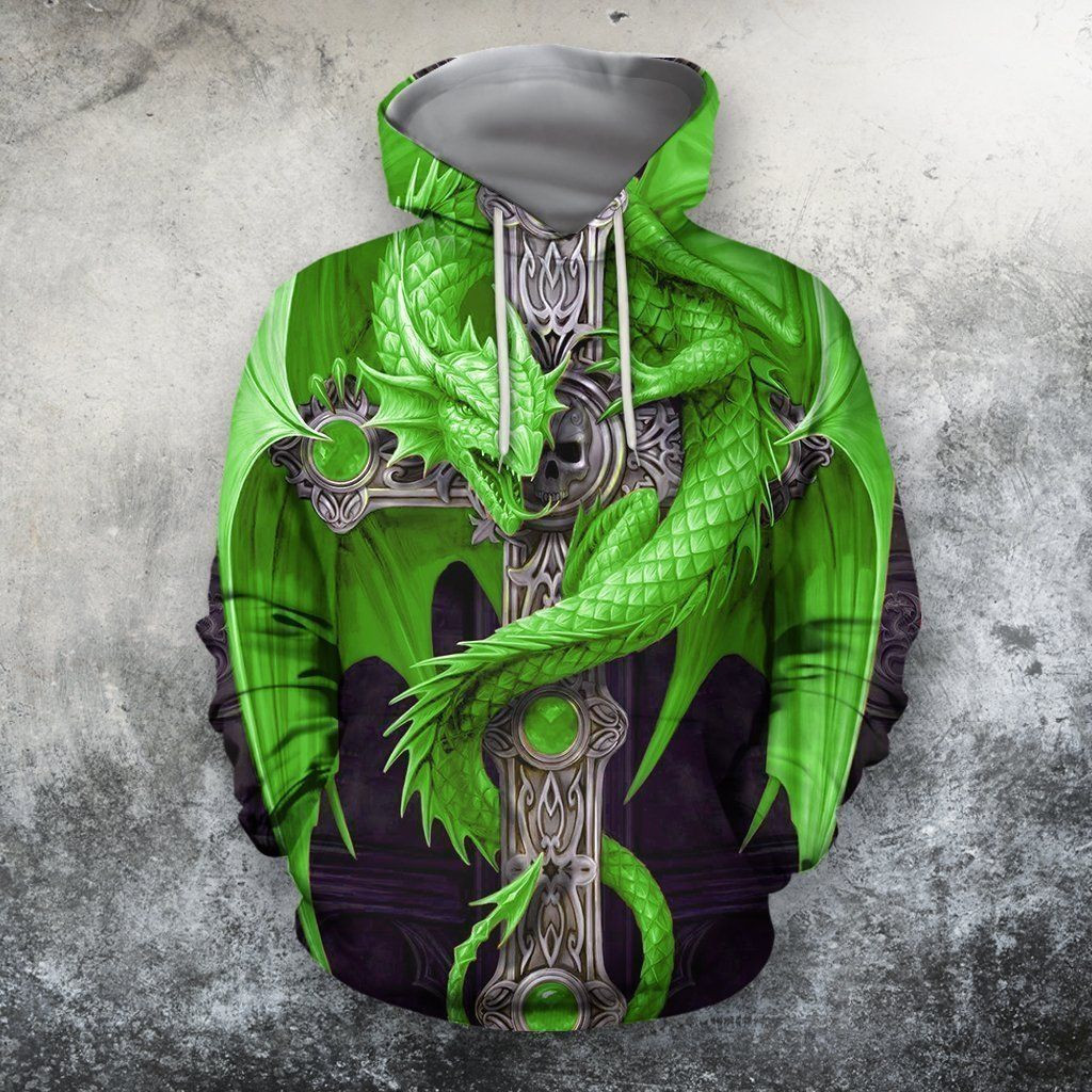 Dragon Skull 3D All Over Print | Hoodie | Unisex | F