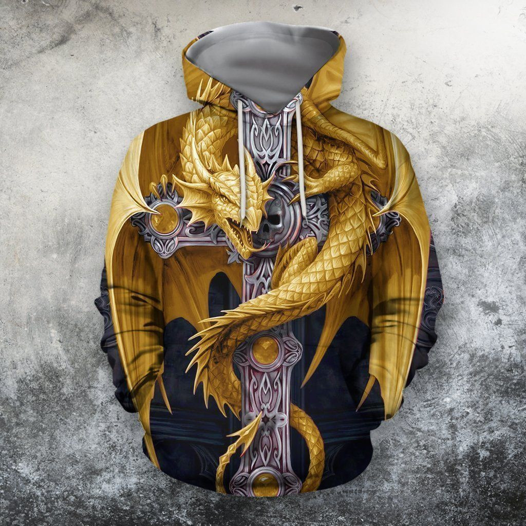 Dragon Skull 3D All Over Print | Hoodie | Unisex | Fu