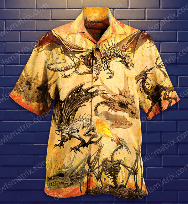Dragon Skull Love Life Limited - Hawaiian Shirt 12 Hawaiian Shirt For Men