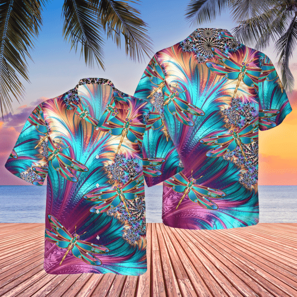 Dragonfly Loves Summer Vibes Limited Edition - Hawaiian Shirt Hawaiian Shirt For Men