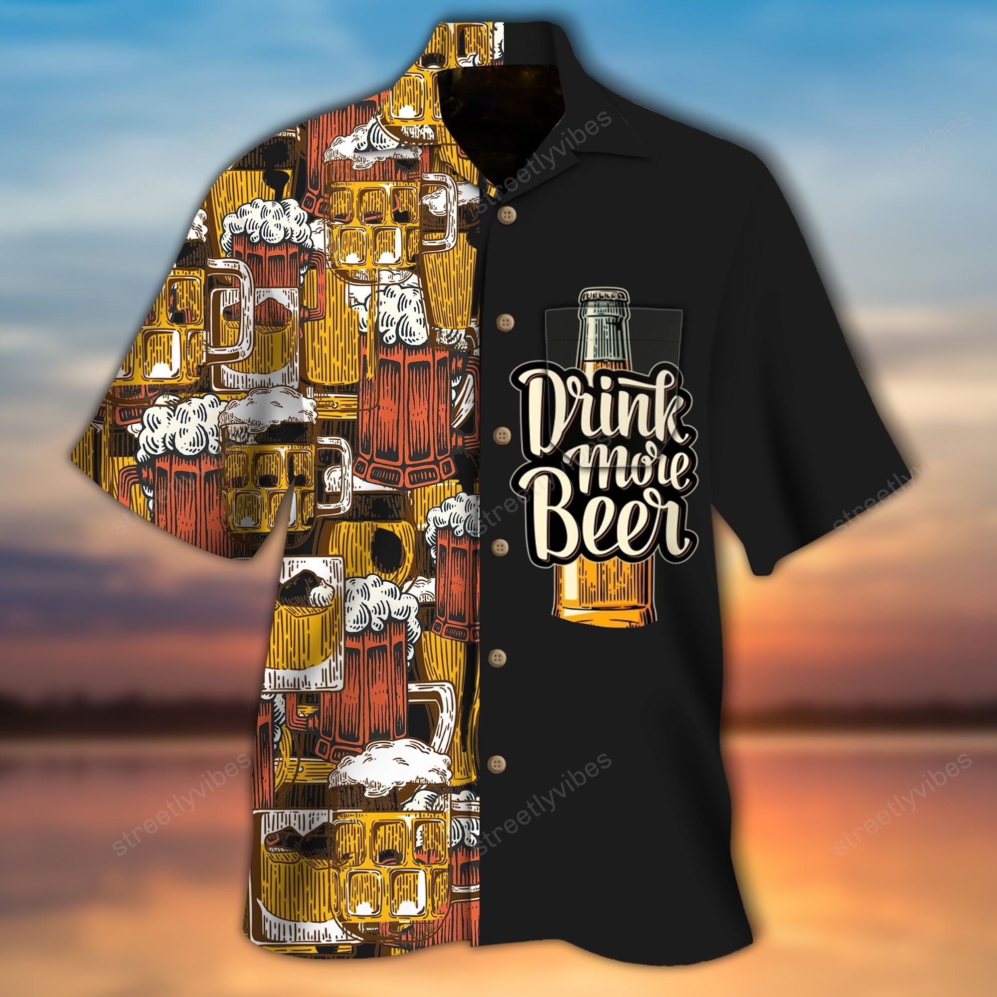 Drink More Beer Hawaiian Shirt Hawaiian Shirt For Men