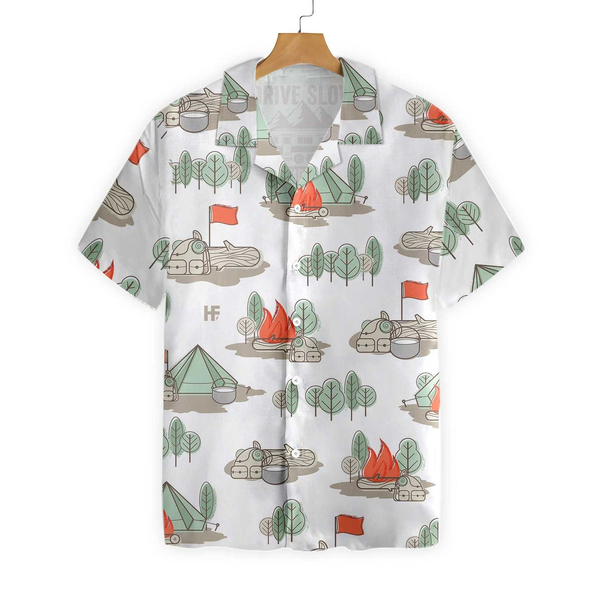 Drive Slow Drunk Campers Matter Hawaiian Shirt