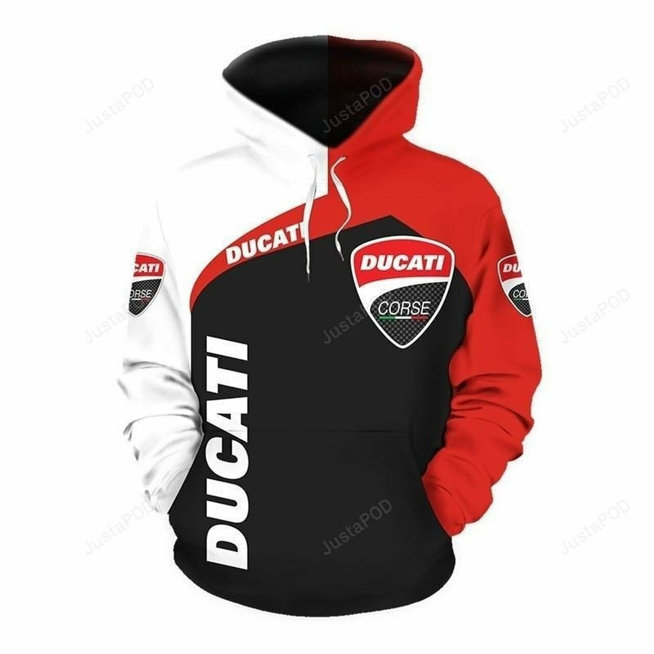 Ducati Car Logo 3d All Print Hoodie