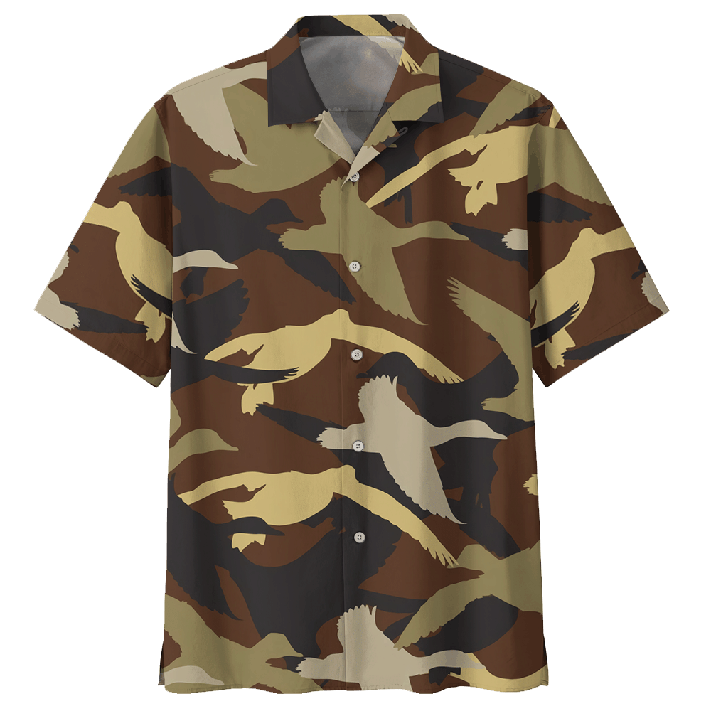 Duck Aloha Hawaiian Shirt Colorful Short Sleeve Summer Beach Casual Shirt For Men And Women