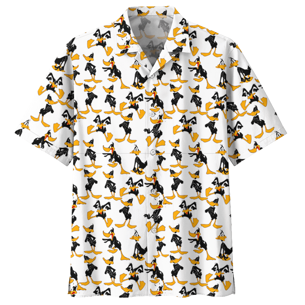 Duck Hawaiian Shirt Colorful Short Sleeve Summer Beach Casual Shirt For Men And Women