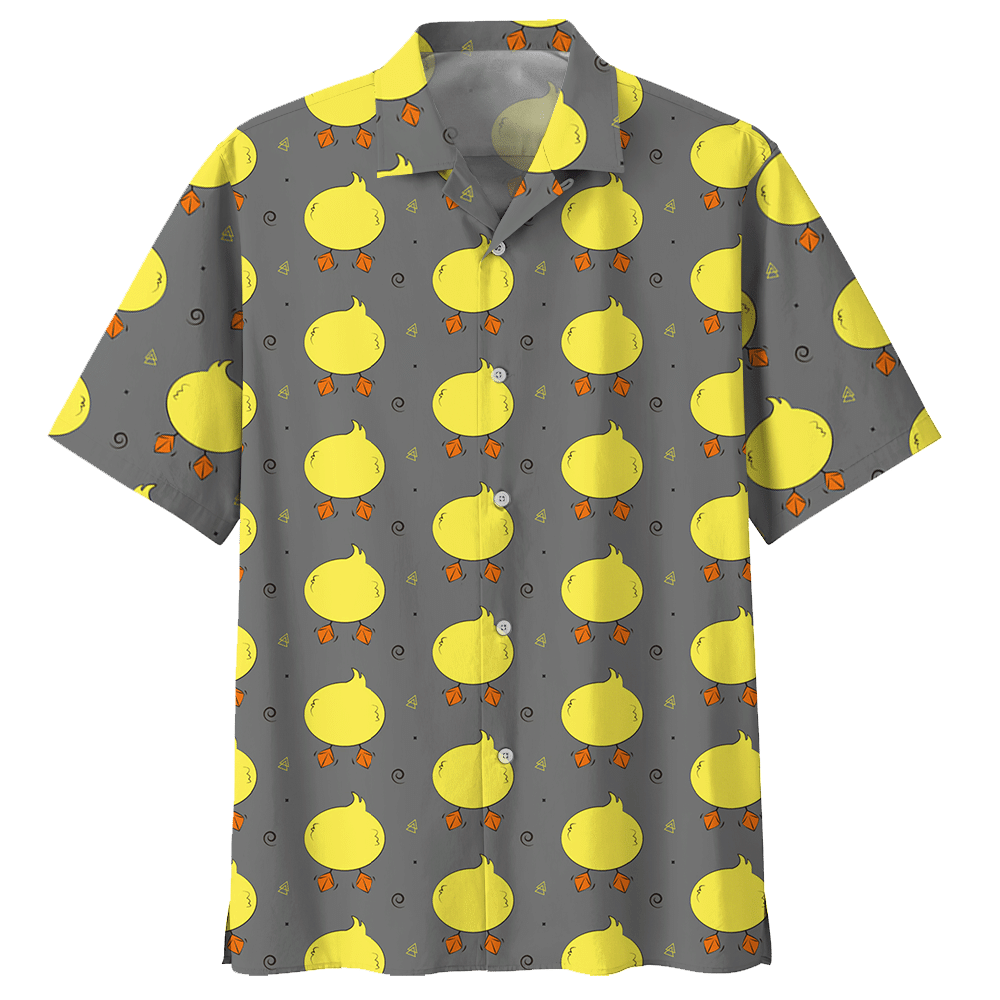 Duck Hawaiian Shirt Colorful Short Sleeve Summer Beach Casual Shirt For Men And Women