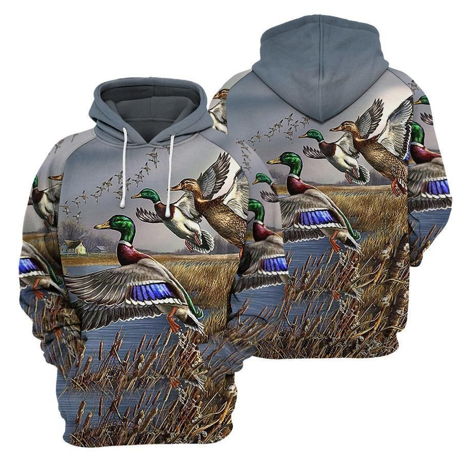 Duck Hunting 3D All Over Print | Hoodie | For Men & Women | Fu