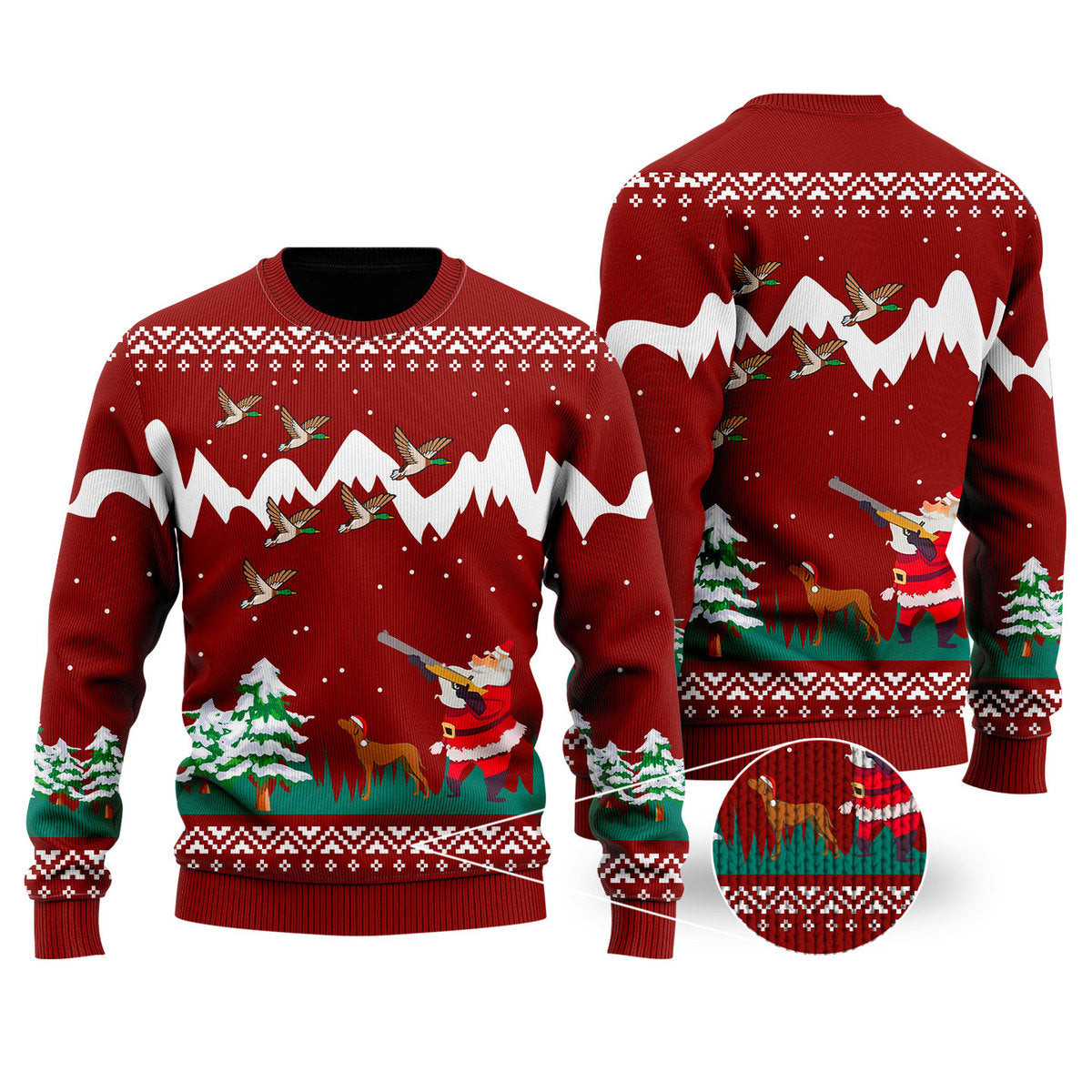 Duck Hunting Christmas Ugly Christmas Sweater Ugly Sweater For Men Women