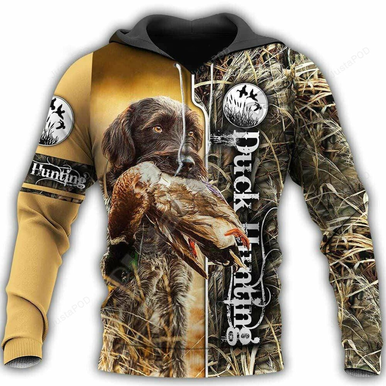 Duck Hunting With Dog Lover 3d All Print Hoodie