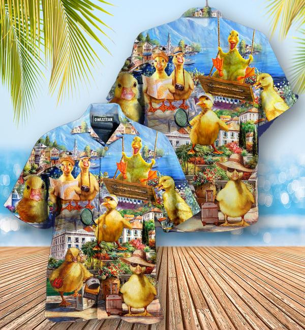 Ducklings In An Adventure Edition - Hawaiian Shirt - Hawaiian Shirt For Men, Hawaiian Shirt For Women, Aloha Shirt