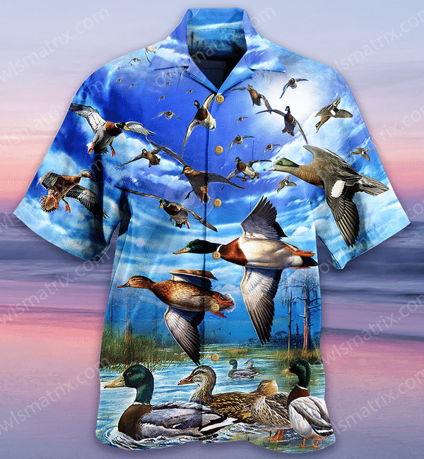 Ducks Keep Your Freedom Wild Limited - Hawaiian Shirt Hawaiian Shirt For Men