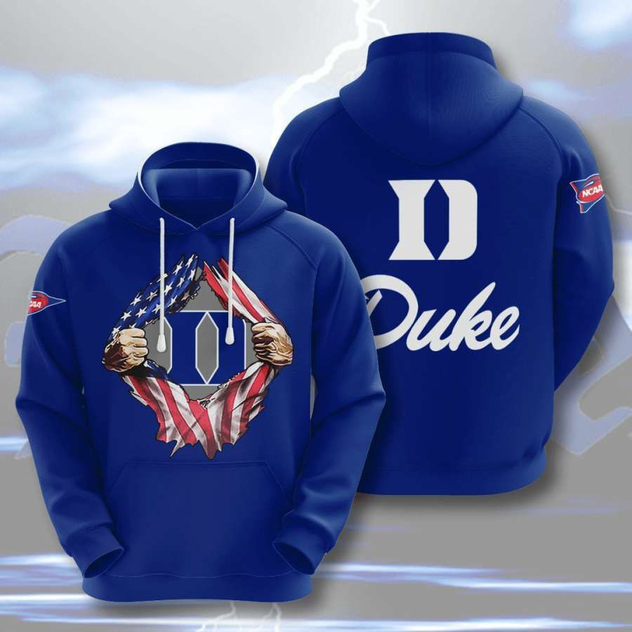 Duke Blue Devils No626 Custom Hoodie 3D All Over Print