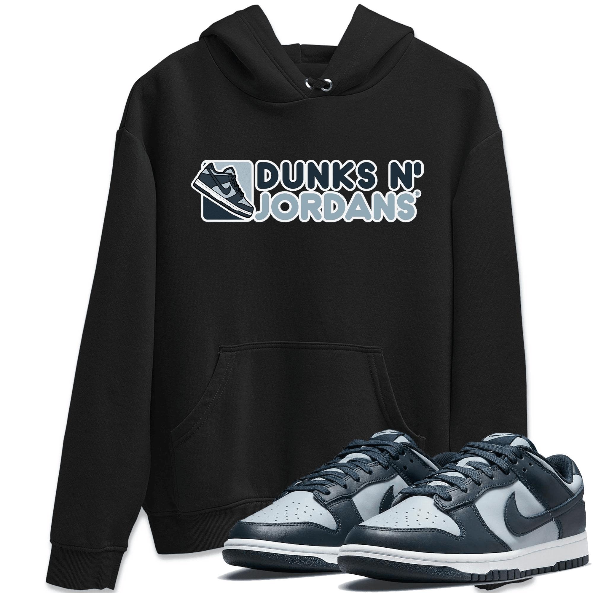 Dunks N Jordans Hoodie - Nike Dunk Championship Grey Outfit