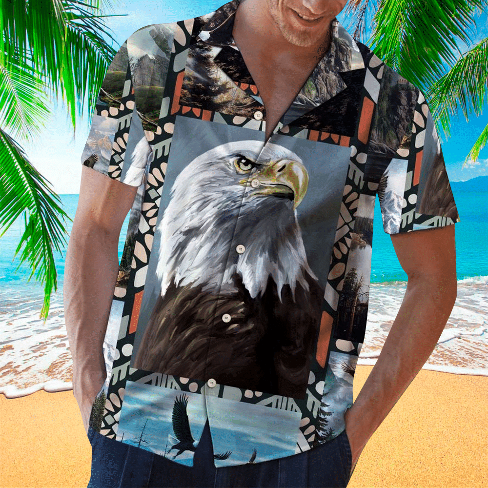 Eagle Hawaiian Shirt Perfect Eagle Clothing Shirt For Men and Women