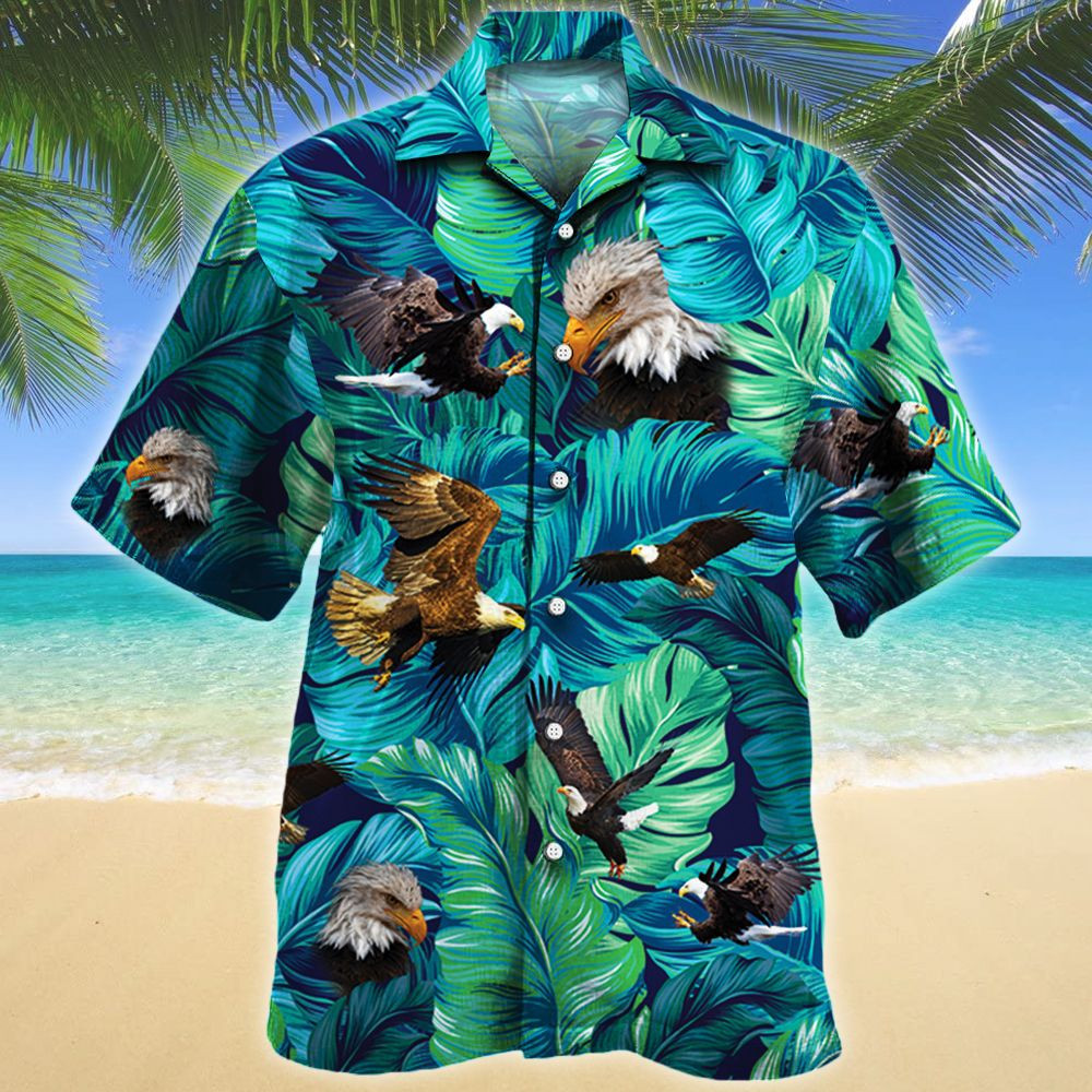 Eagle Lovers Gift Hawaii Shirt Hawaiian Shirt For Men, Hawaiian Shirt For Women, Aloha Shirt