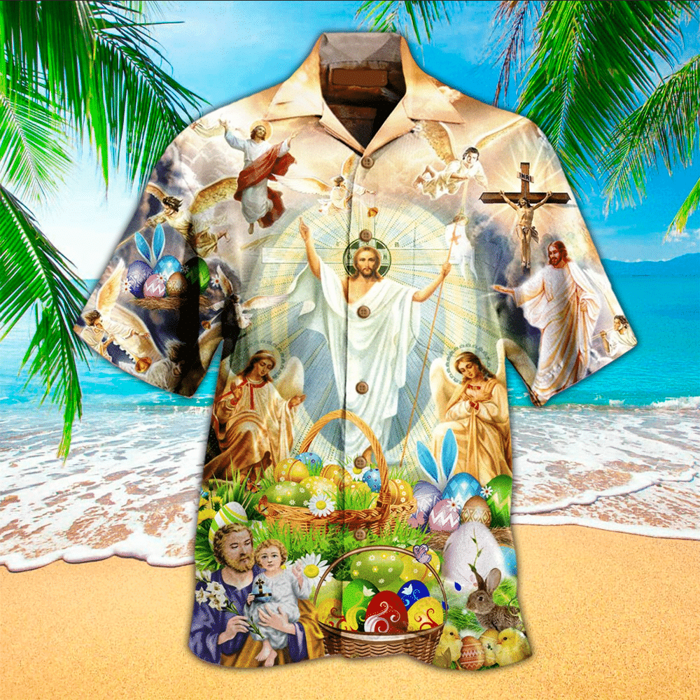 Easter Apparel Easter Button Up Shirt For Men and Women