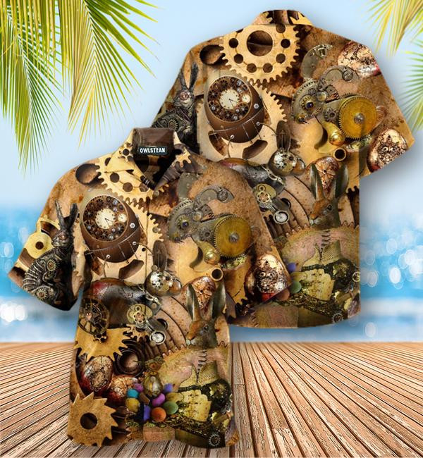 Easter Enjoy With Steampunk Style Edition - Hawaiian Shirt - Hawaiian Shirt For Men
