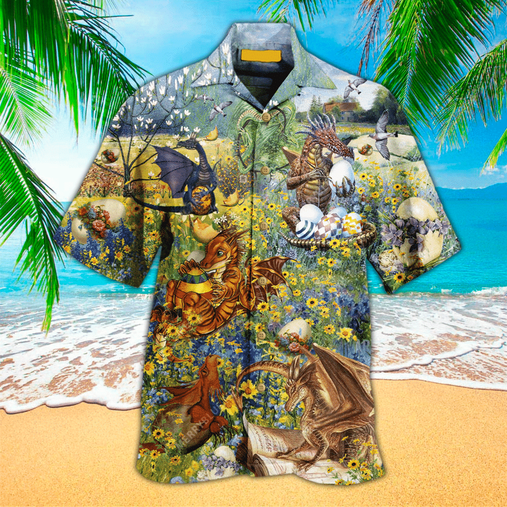 Easter Hawaiian Shirt Easter Button Up Shirt For Men and Women