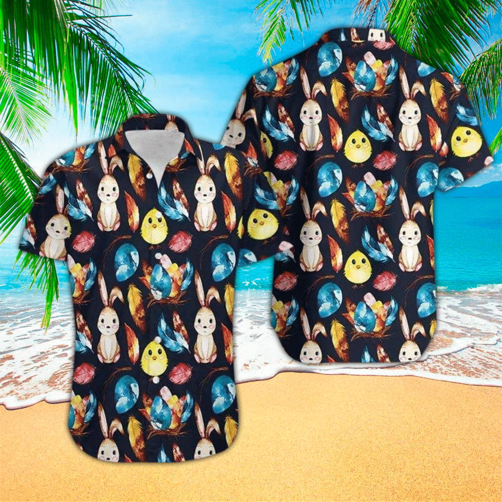 Easter Hawaiian Shirt Easter Button Up Shirt For Men and Women