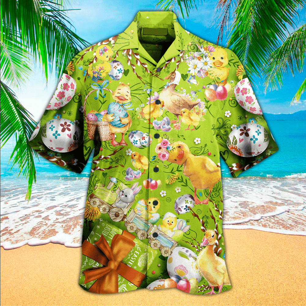 Easter Hawaiian Shirt Easter Button Up Shirt For Men and Women