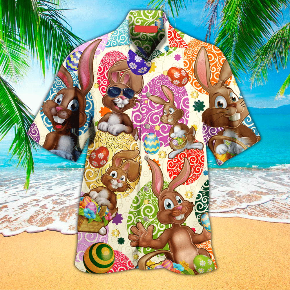 Easter Hawaiian Shirt Easter Lover Gifts Shirt For Men and Women