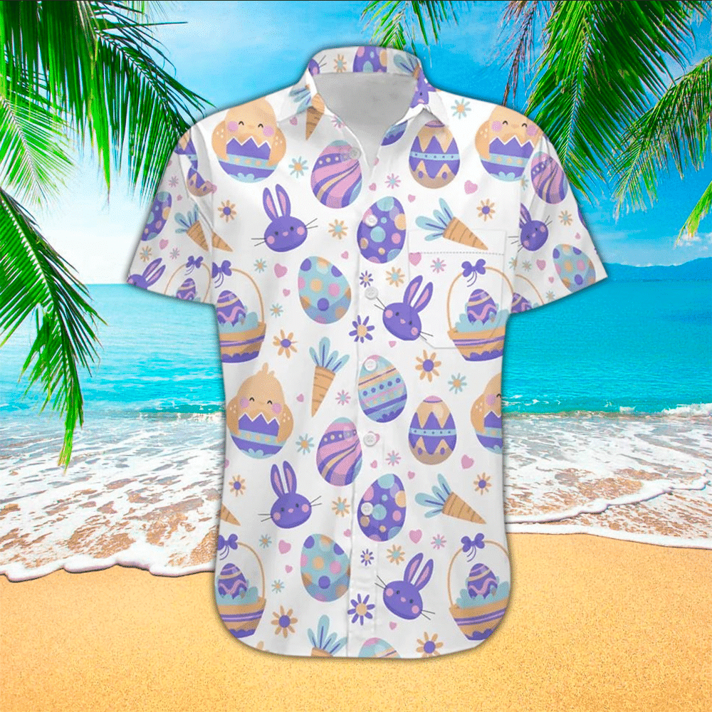 Easter Hawaiian Shirt Easter Lover Gifts Shirt For Men and Women