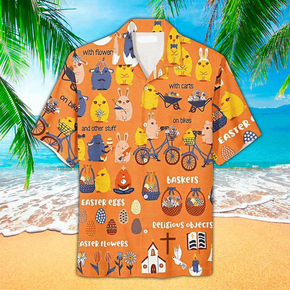 Easter Hawaiian Shirt Easter Lover Gifts Shirt For Men and Women