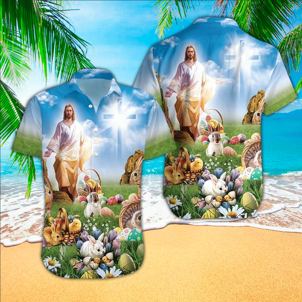 Easter Hawaiian Shirt Perfect Easter Clothing Shirt For Men and Women