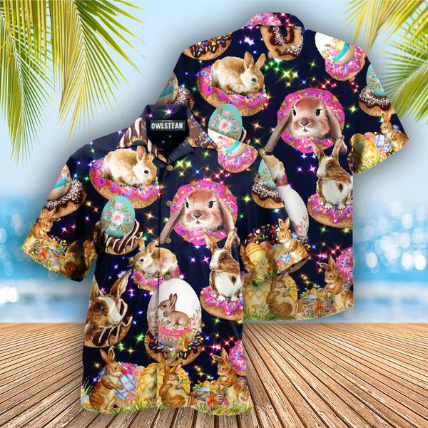 Easter Make A Happy Easter With Sweet Doughnuts Edition - Hawaiian Shirt - Hawaiian Shirt For Men