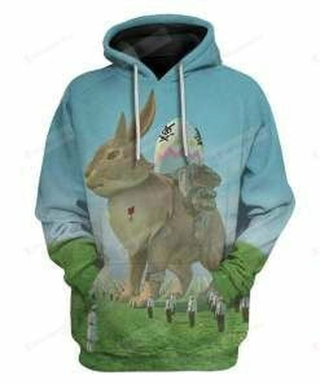 Easter War 3d All Over Print Hoodie