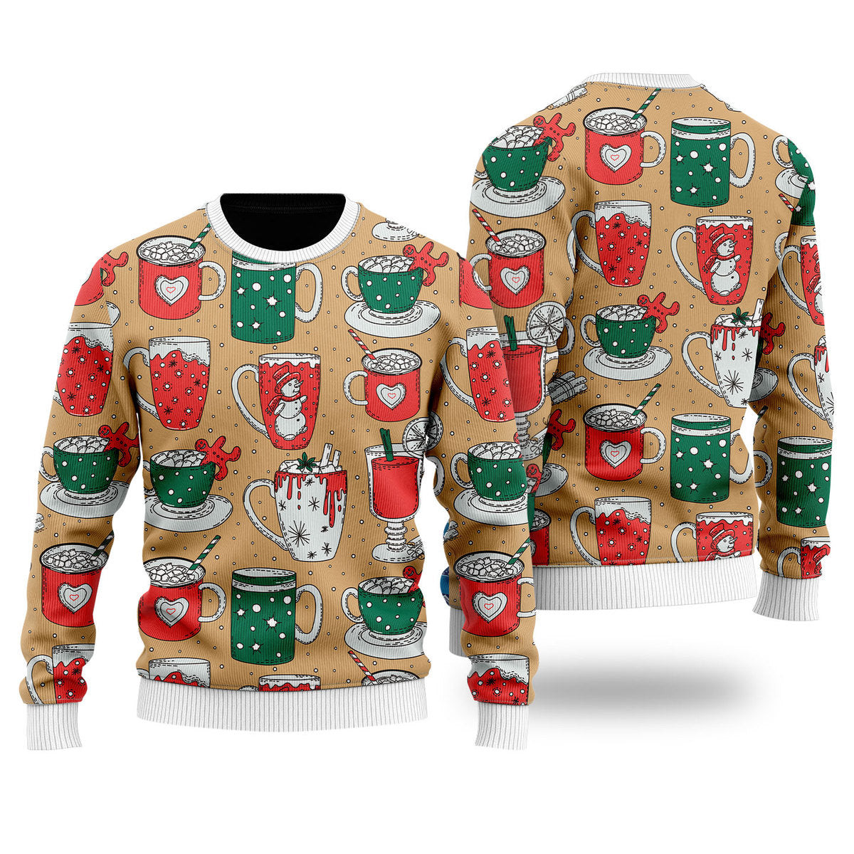 Eat Drink Be Tacky Holiday Ugly Christmas Sweater Ugly Sweater For Men Women