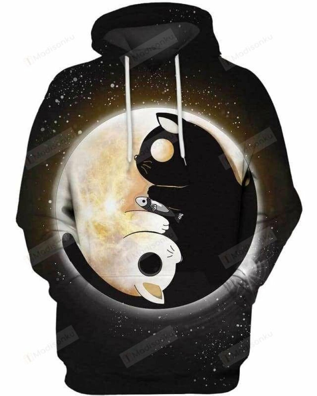 Eclipse Kittens 3d All Over Print Hoodie