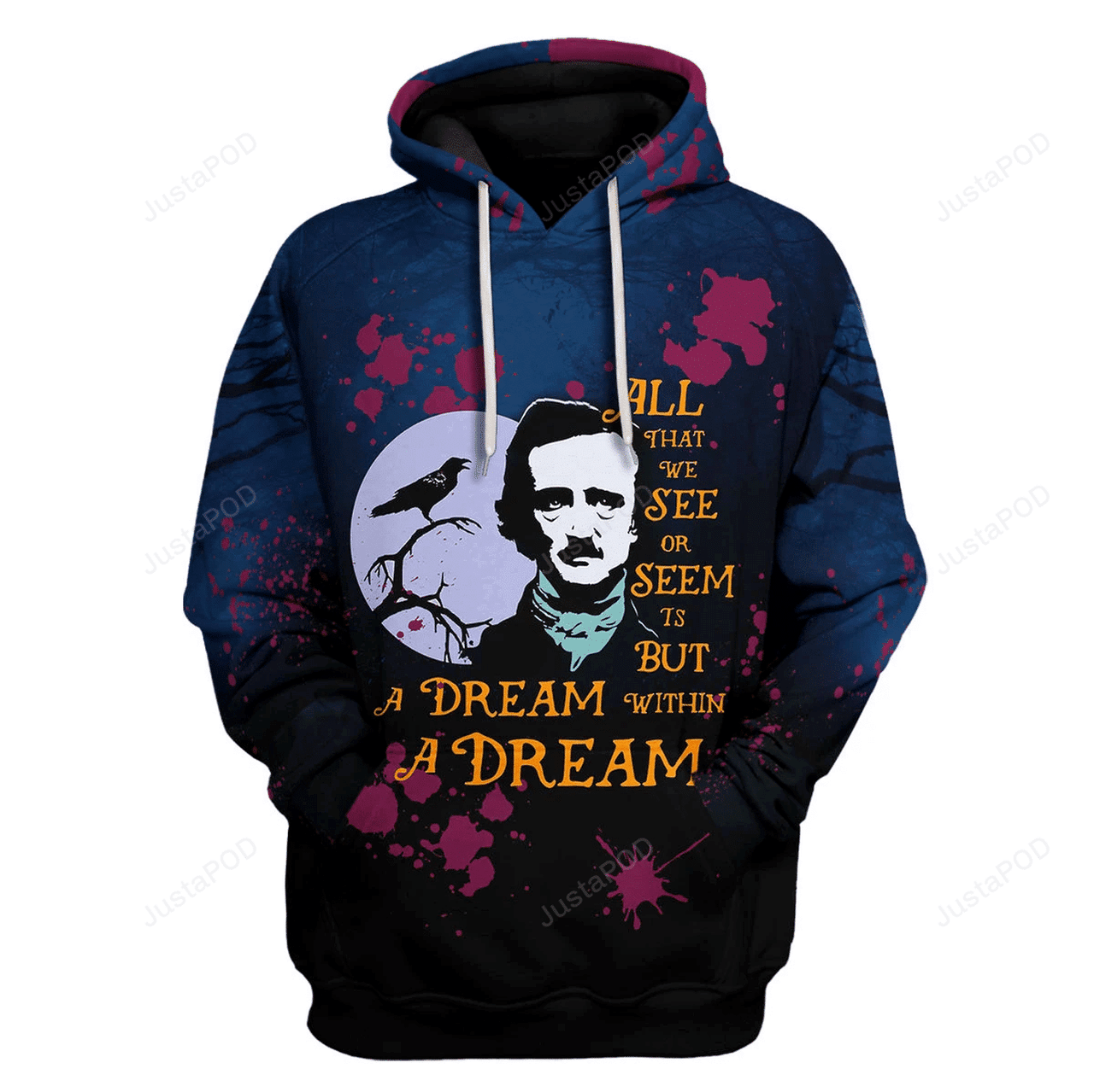 Edgar Allan Poe A Dream 3d All Print Hoodie