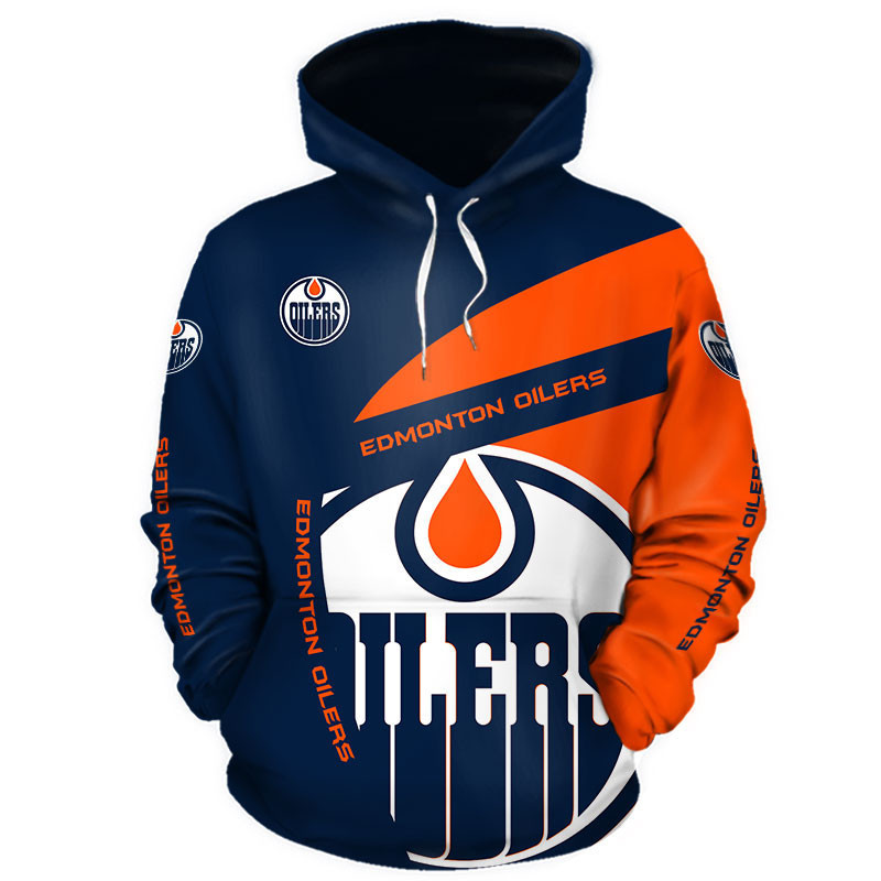 Edmonton Oilers Ice Team Pullover Hoodie