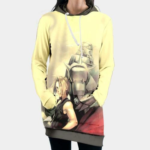 Edward Alphonse Hooded Dress 3d Hoodie Dress Sweater Dress Sweatshirt Dress Hoodie