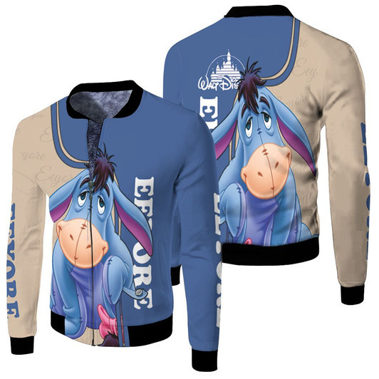 Eeyore Winnie The Pooh Fleece Bomber Jacket